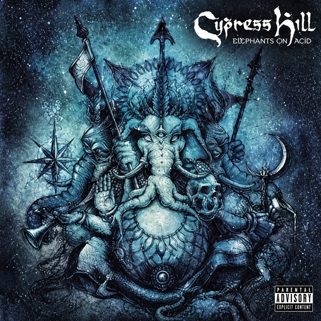 Cypress Hill Elephants On Acid (2LP Blue) Winyl