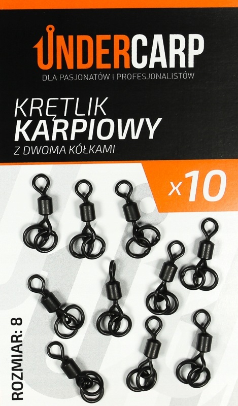 UnderCarp Krętlik karpiowy z dwoma kółkami
