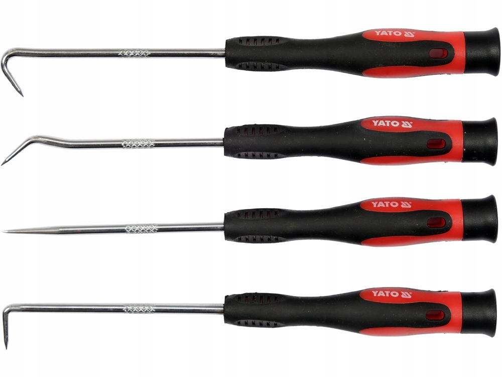 YT0843 Haczyki Z Rękojeścią, Zestaw 4 Sztuk Yato