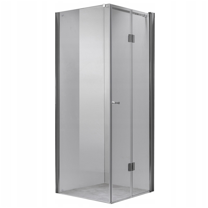 Kabina Prysznicowa Kwadratowa KZ1180B Chrom 90x90 CM