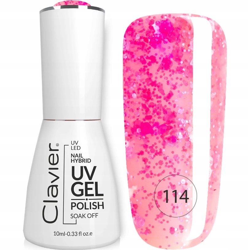 Clavier Luxury Lakier Hybrydowy Uv 10 ml Hybryda - 114