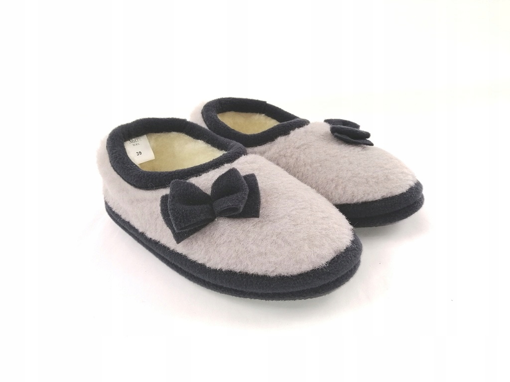 PANTOFLE WEŁNIANE Bambosze MERYNOS R 41 ALPAKAGR