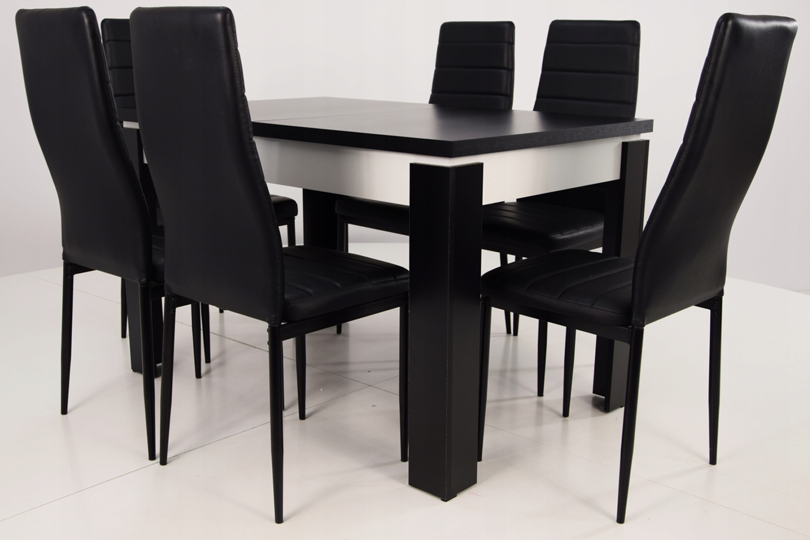 6 krzeseł KUCHENNYCH i stół rozkładany do 160cm Materiał płyta laminowana