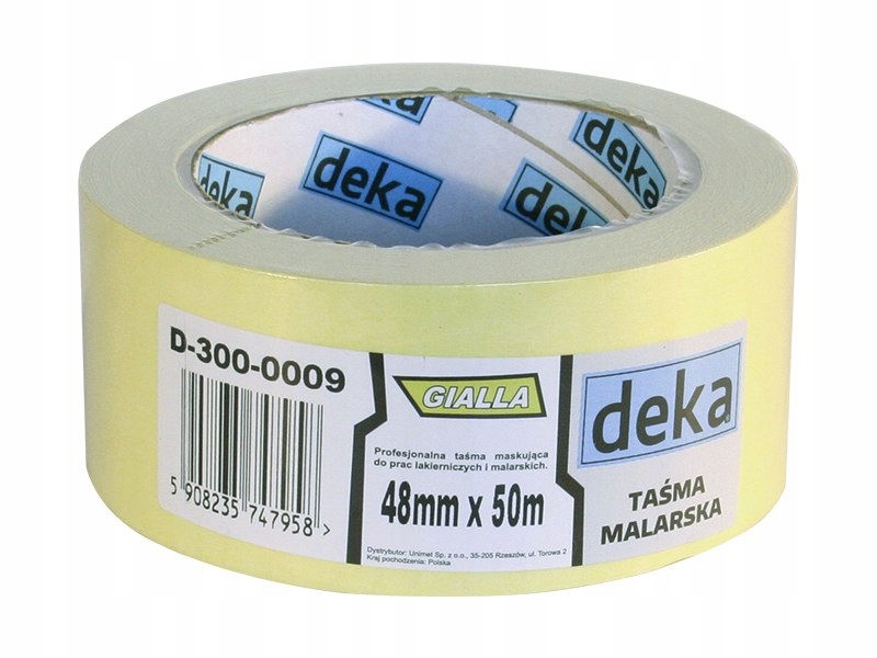 

Deka Taśma Malarska Gialla 25MM*50M