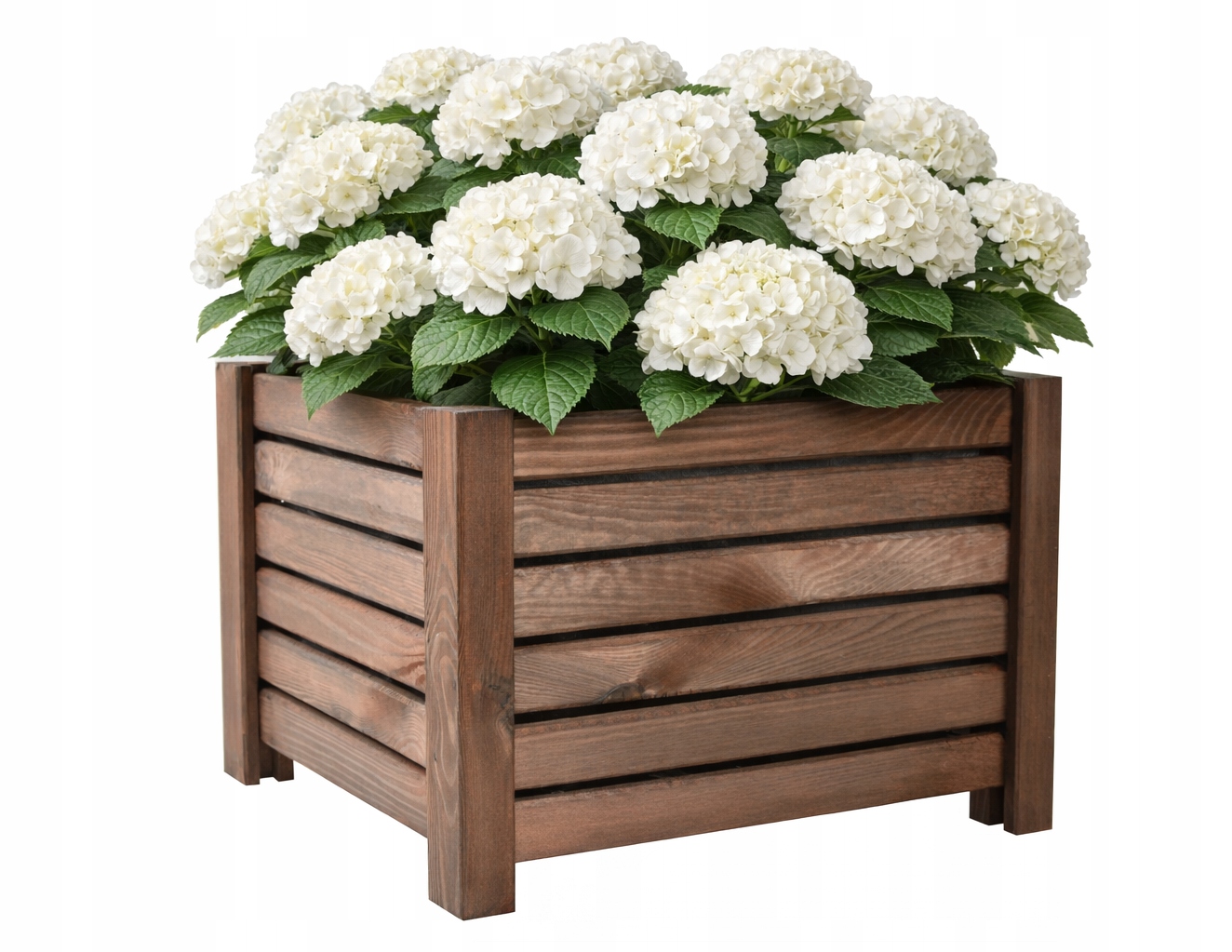 Drewniana Donica Ogrodowa na taras Skrzynka Duża