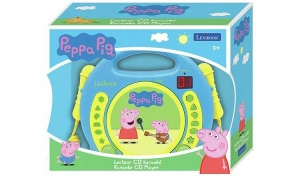 Prenosný CD prehrávač Prasiatko Peppa Lexibook RCDK100PP