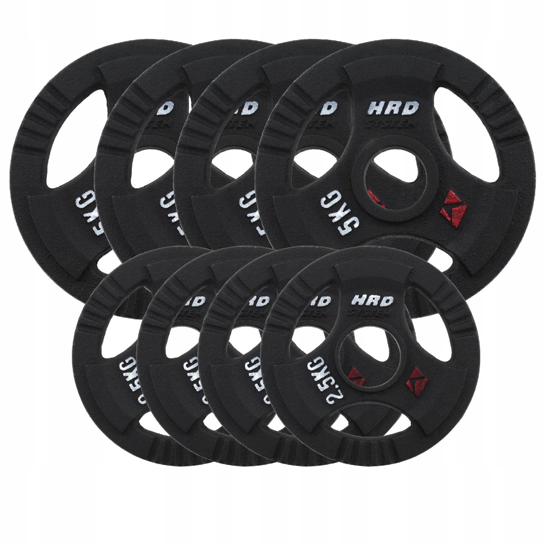 Hrd System Zestaw Obciążenie Olimpijskie żeliwne 50mm 30kg Talerze