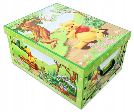 Pudełko kartonowe na zabawki Kubuś Puchatek
