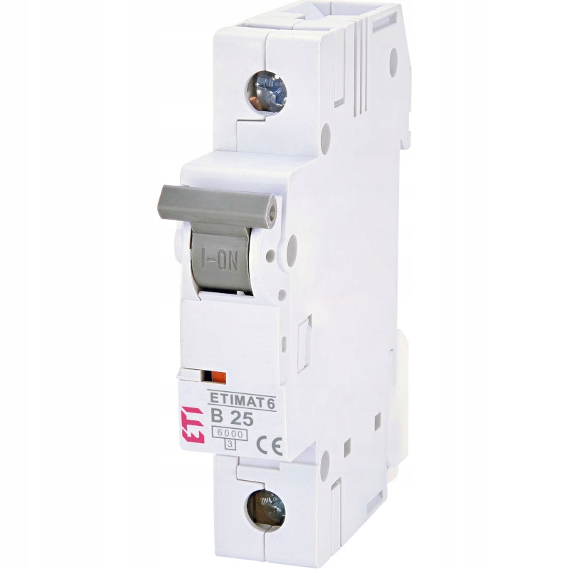 

Wyłącznik instalacyjny 1P B 25A 6kA 002111518 Eti