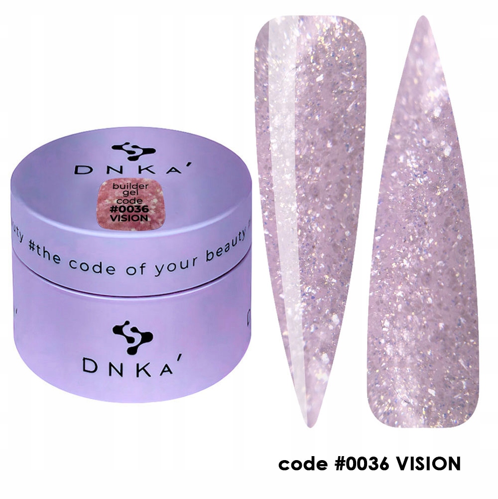 Gel gel na nehty Dnka Builder Gel 30 ml #0036 Vision