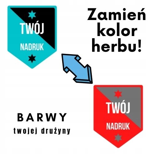 Nike koszulka piłkarska z NADRUKIEM XL własny herb Drużyna nie dotyczy