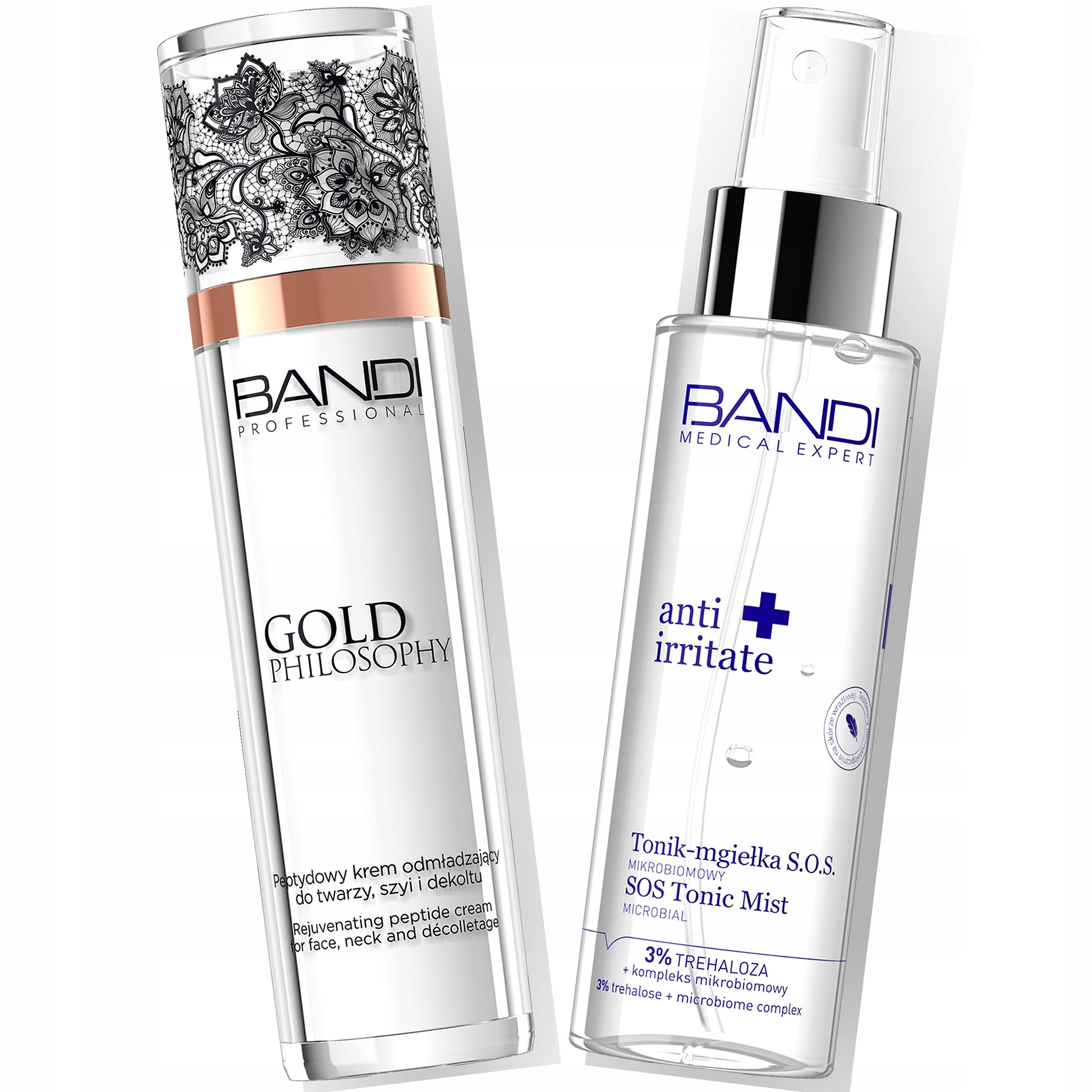 Zestaw: krem odmładzający tonik Bandi cera Dojrzała i Wrażliwa