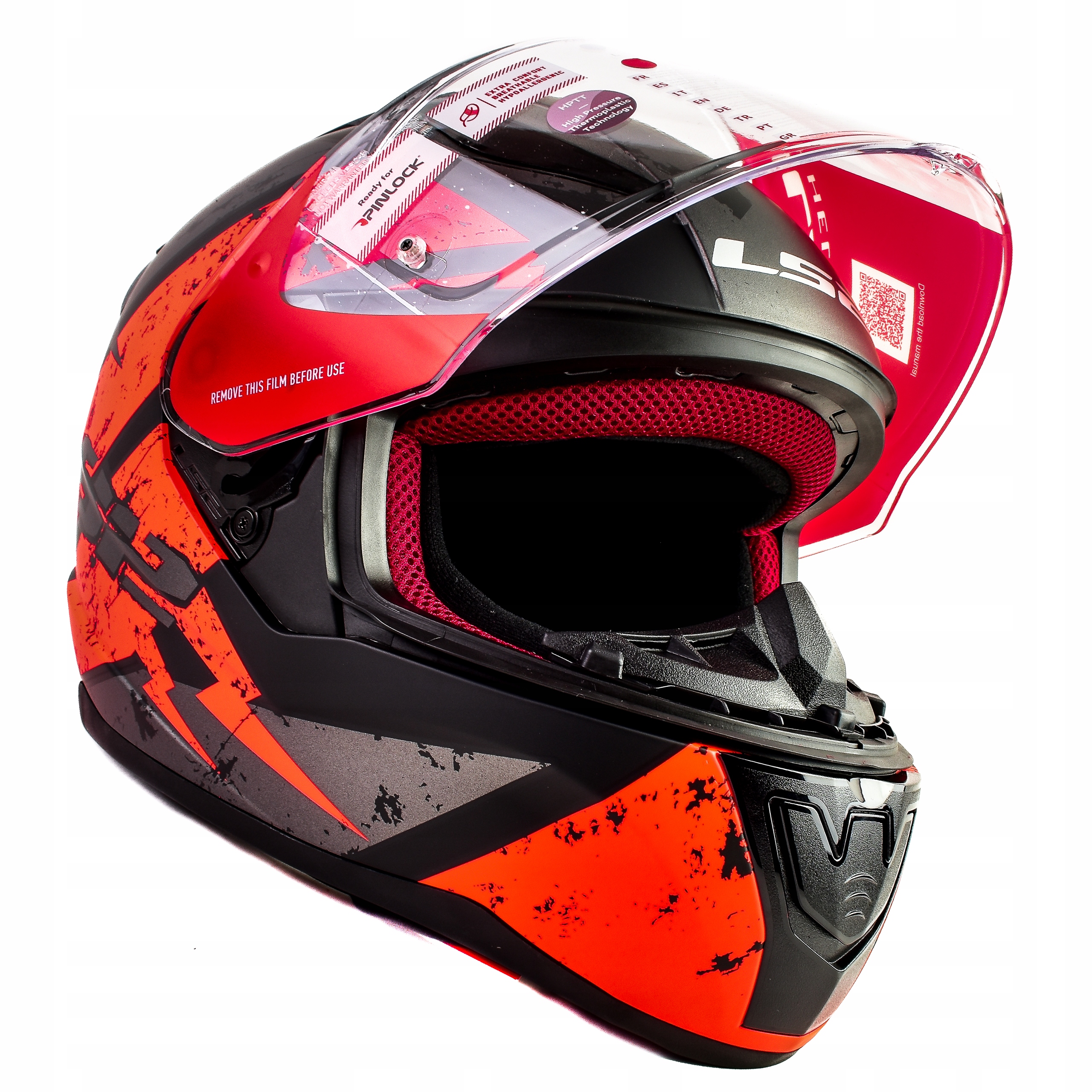 

Kask LS2 FF353 Rapid Integralny Deadbolt Orange Xs