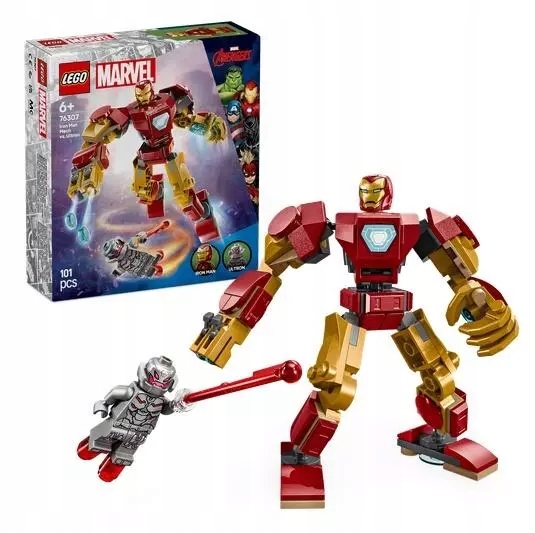 Lego Marvel Mech Iron Mana versus Ultron 76307