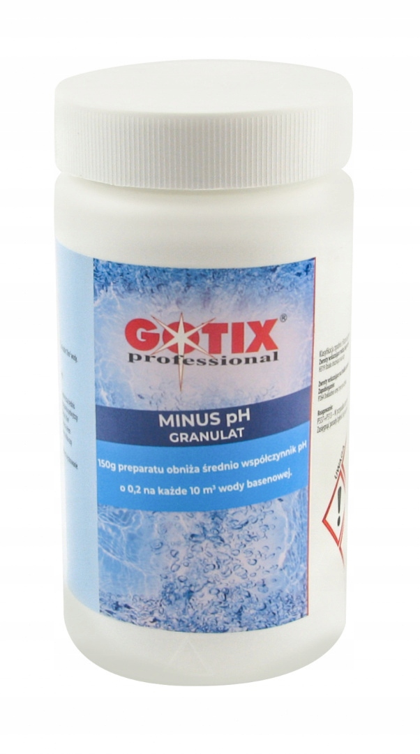 

Gotix Minus pH regulator pH wody granulat 1,5kg