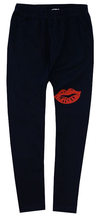 

Getry Legginsy granatowe Bawełna usta 128 J71A