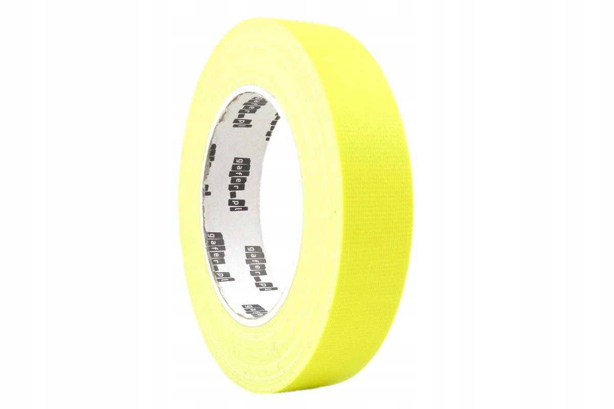 

fluo gafer.pl 24x25 żółta taśma fluorescencyjna