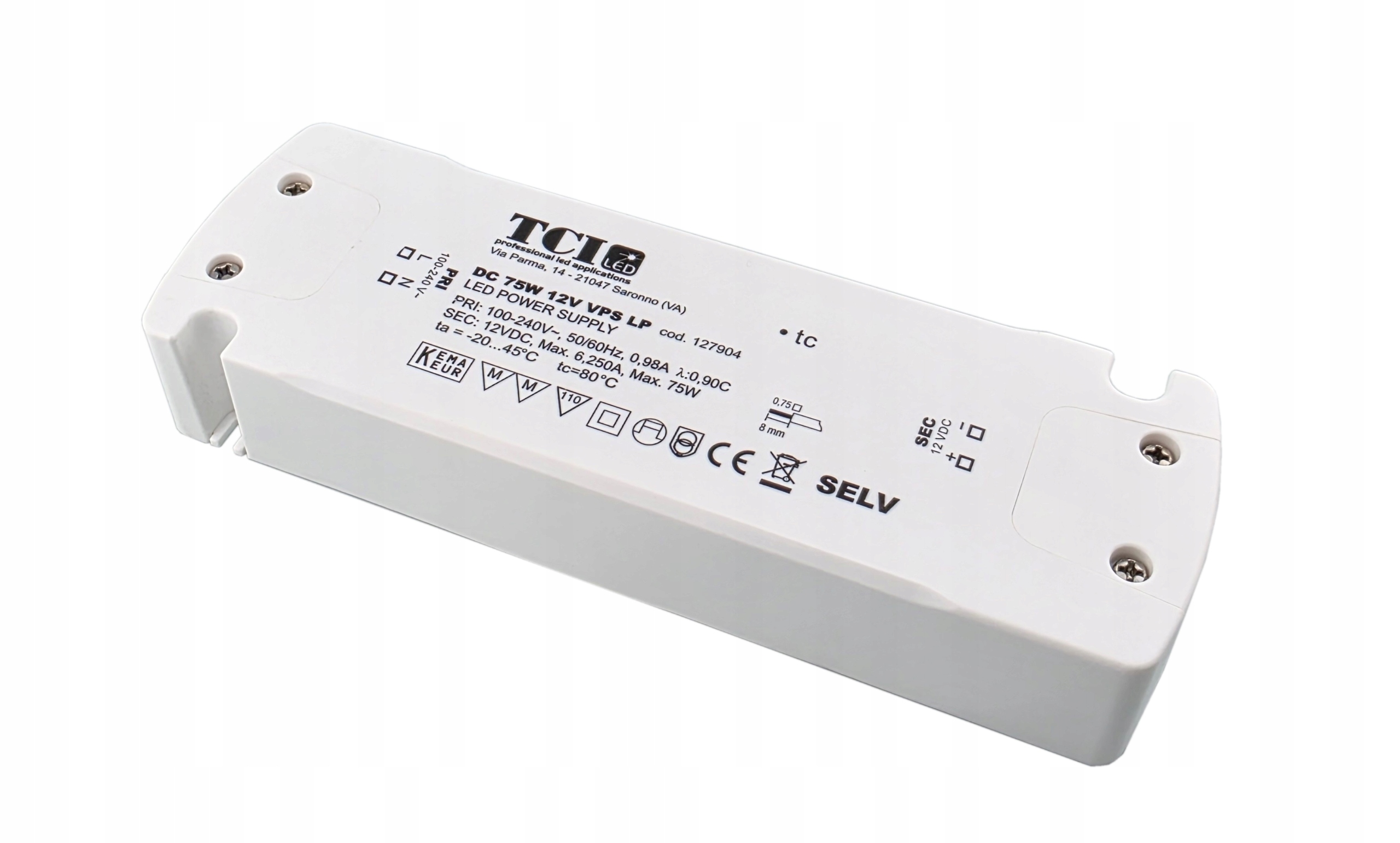 Zasilacz LED DC 75W 12V VPS LP 980mA