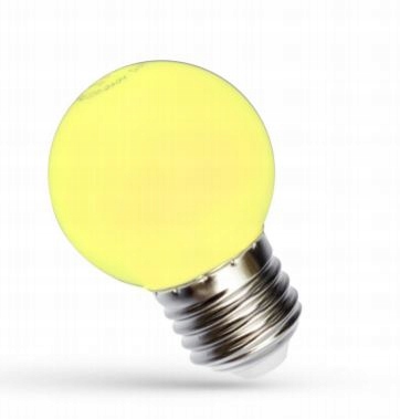 ŻARÓWKA OZDOBNA E27 1W ŻÓŁTA-GIRLANDA OGRODOWA