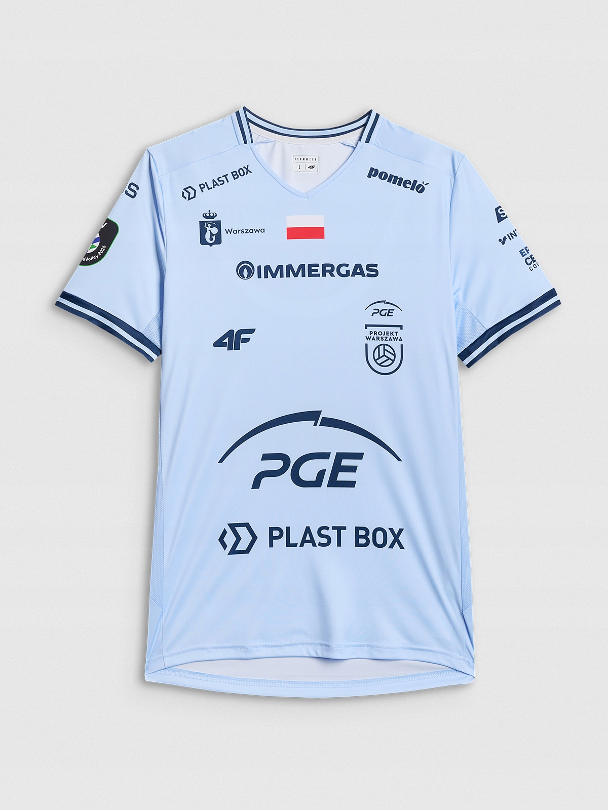 Tričko Pánské Tričko 4F Bavlna Materiál Modrá L