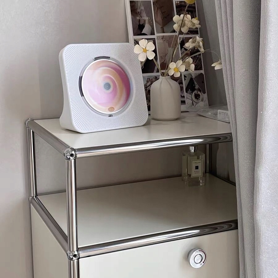 Odtwarzacz Przenośny CD Głośnik Bluetooth Radio Rodzaj jednopłytowy