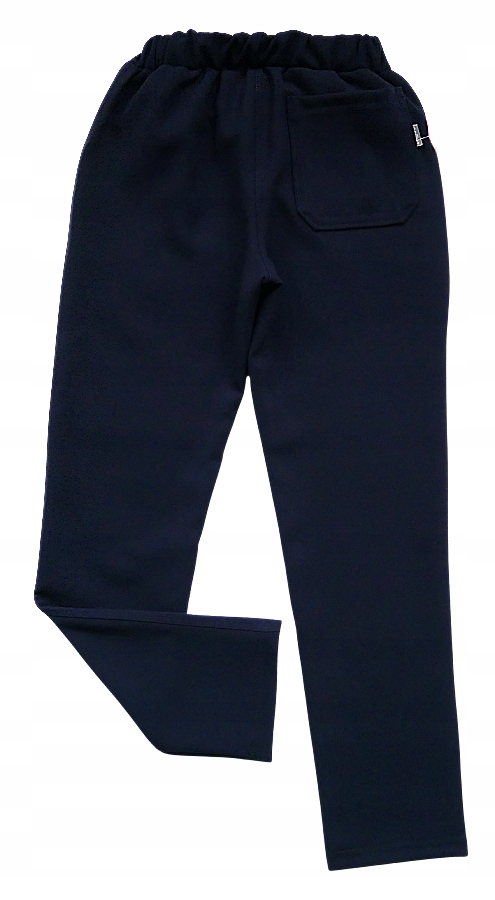 Eleganckie Spodnie Chłopięce Wizytowe Garniturowe na Gumce granat GAMET 158 Marka GAMET