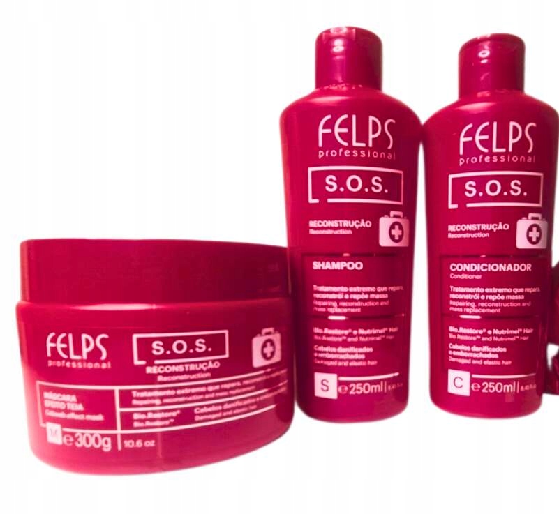 Felps SOS szampon odżywka maska GRATIS NANOPLASTIA