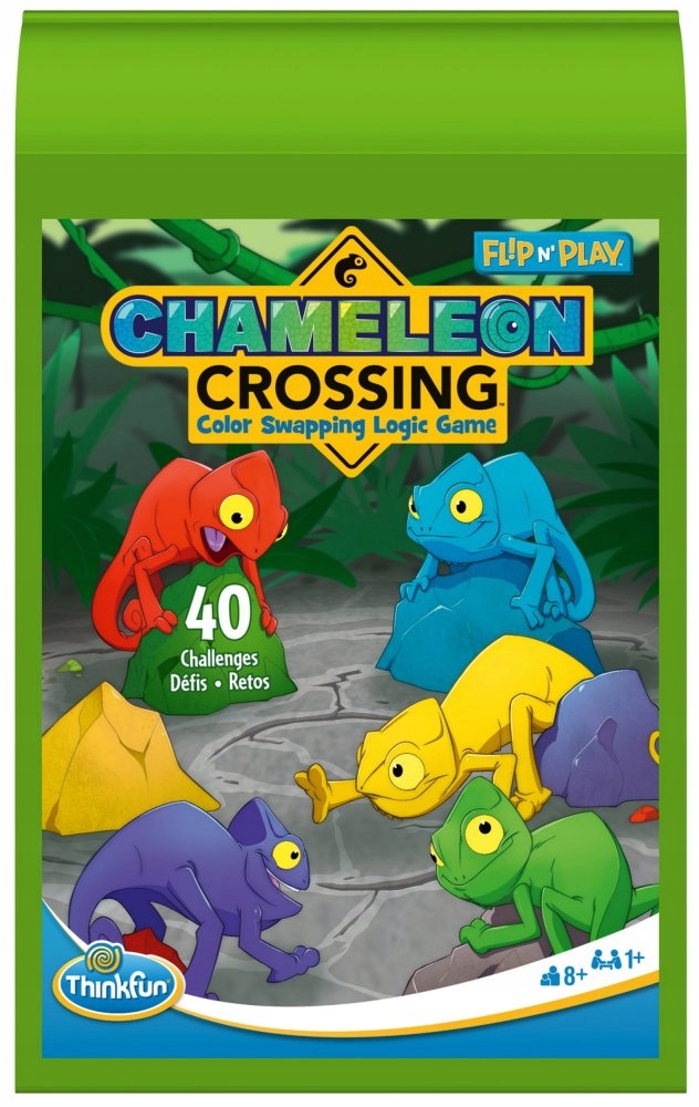 ThinkFun Gra Planszowa logiczna Podróż kameleonów Flip & Play Certyfikaty, opinie, atesty CE FSC