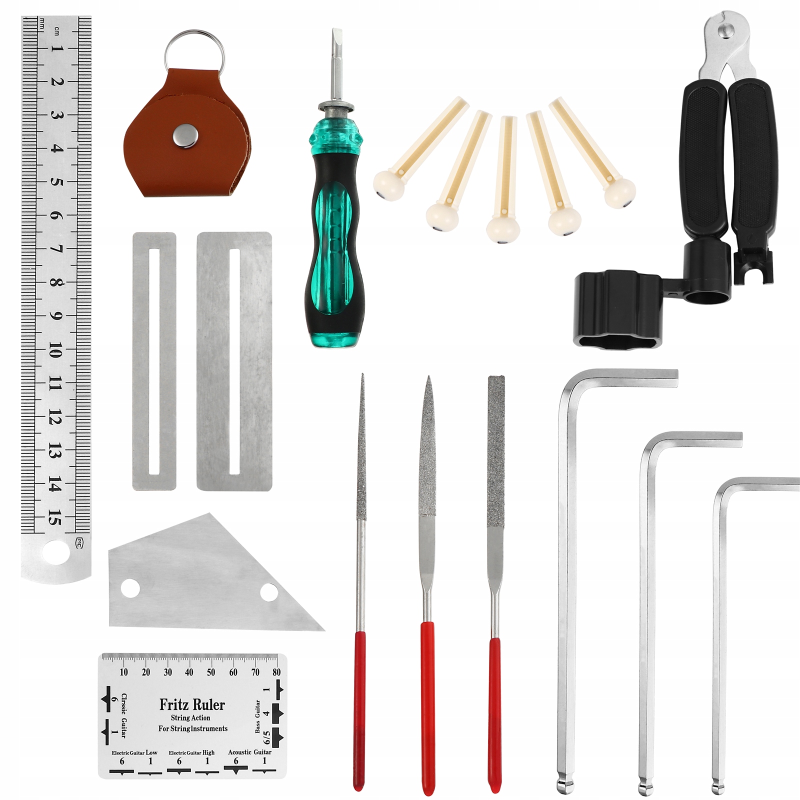 ZESTAW NARZĘDZI DO NAPRAWY GITARY