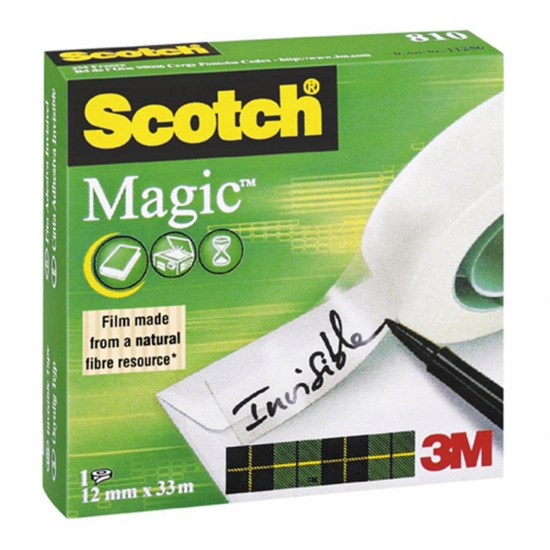 

Taśma klejąca 3M Scotch Magic 12mm x33m