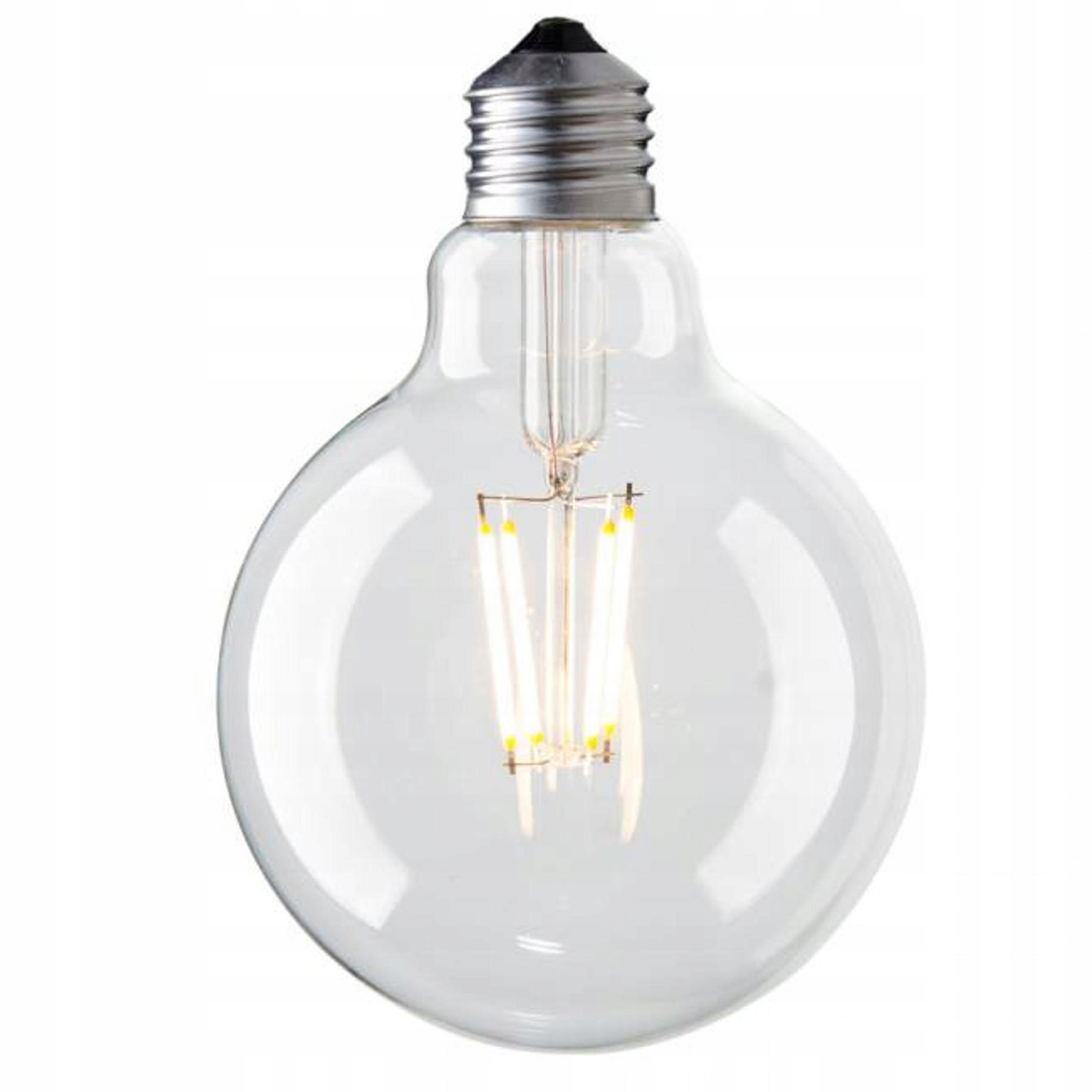 

Dekoracyjna Żarówka Led E27 4000K filament 8W G80