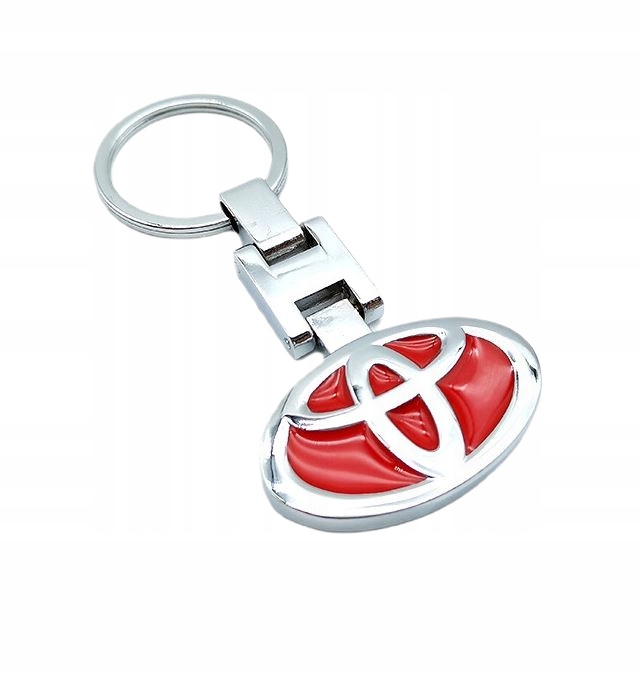 Toyota Brelok Breloczek Czerwony Metalowy Do Kluczy K-25