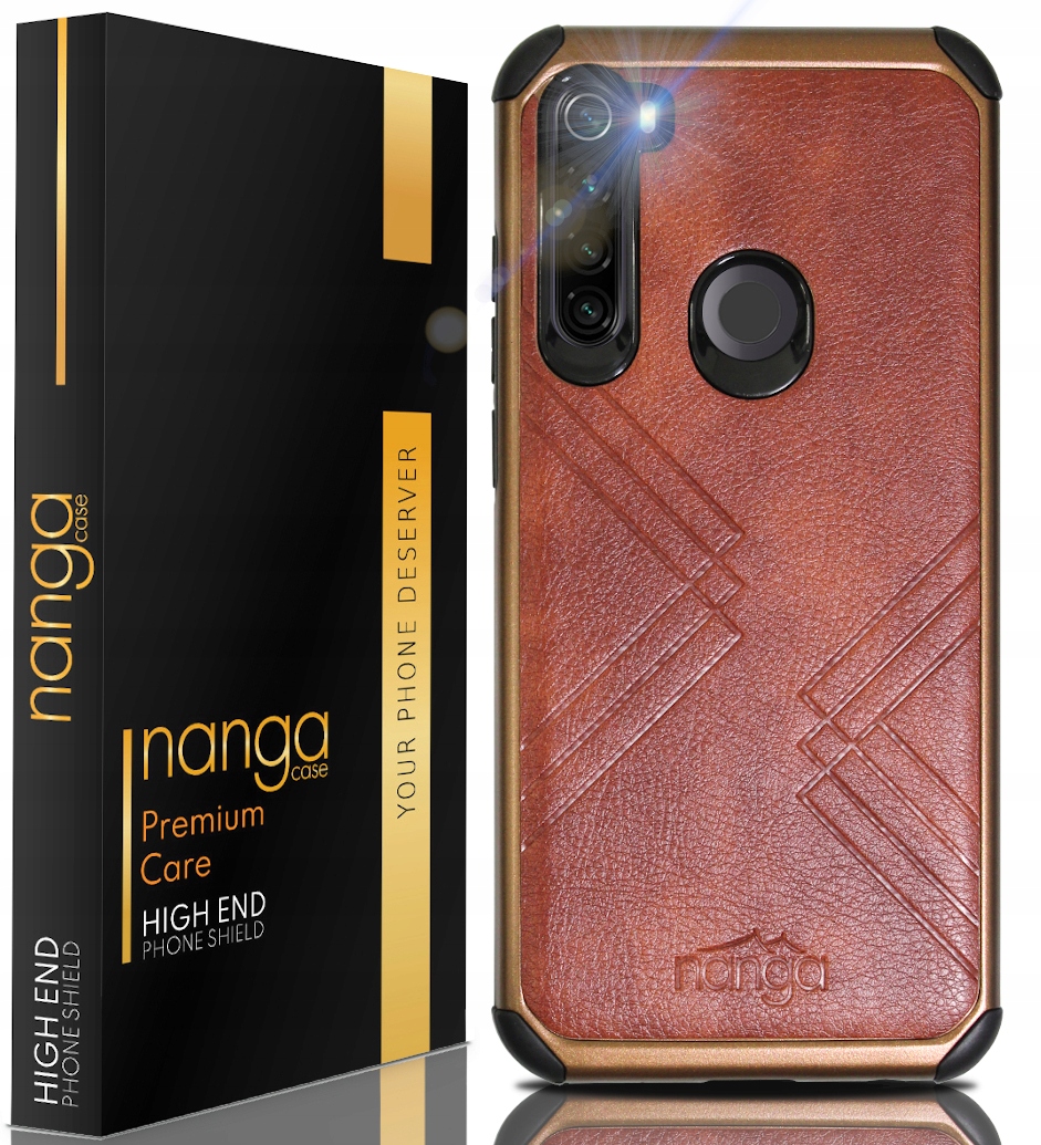 

Etui Ze Skóry Pancerne Biznes Do Redmi Note 8T Brą