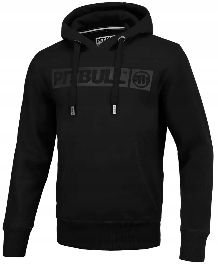 Pit Bull Mikina S Kapucí Hilltop Černá/Černá L