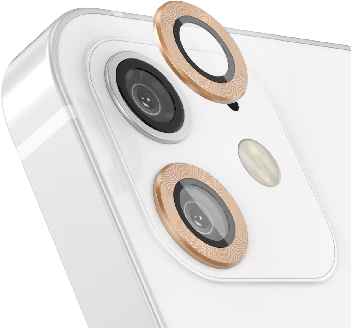 

Ring Szkło Osłona na Aparat do iPhone 12 Złoty