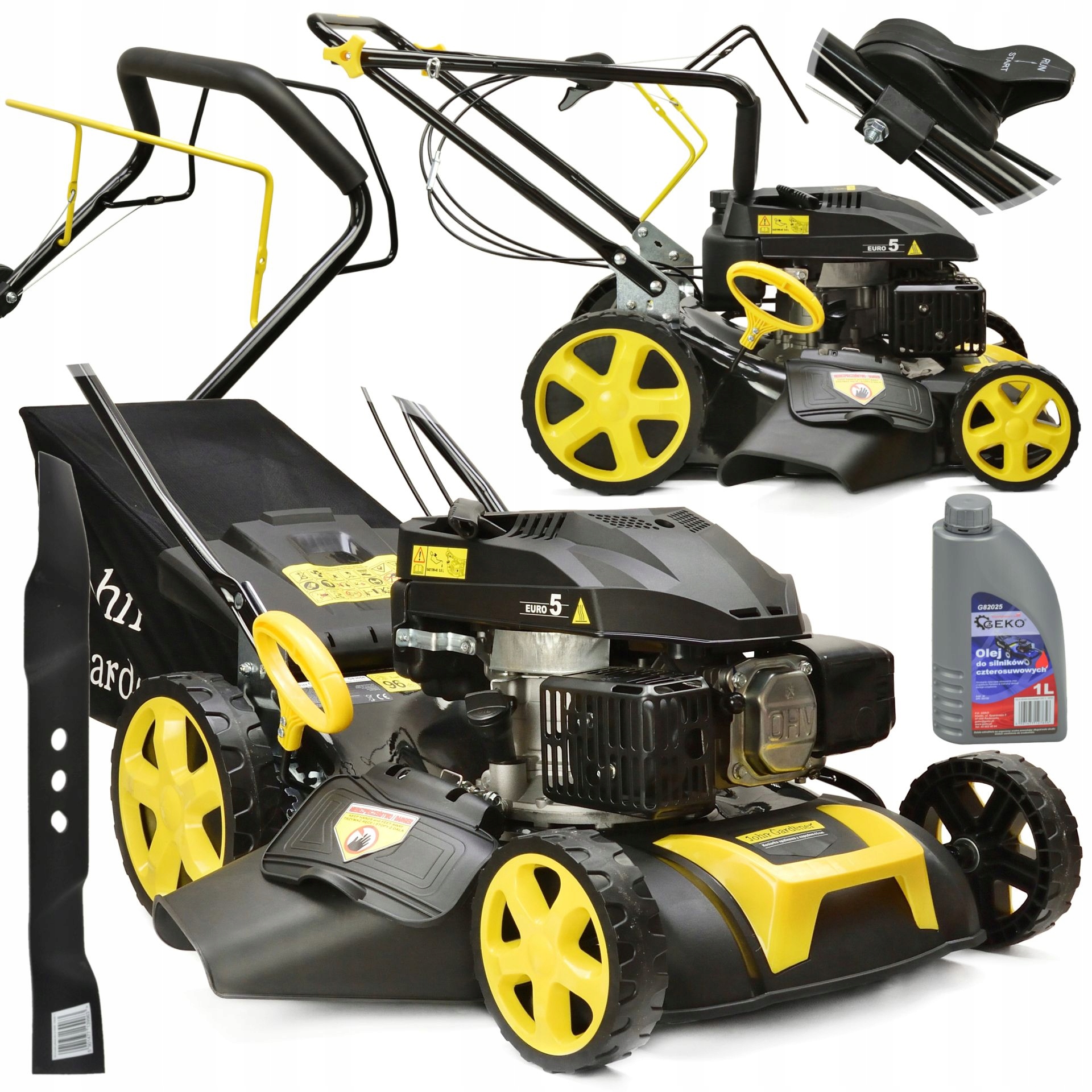 

Kosiarka Spalinowa Mocna 7KM 46cm Z Napędem 8w1