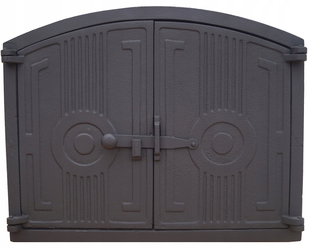drzwiczki żeliwne do wędzarni pieca chlebowe XXL Materiał żeliwo