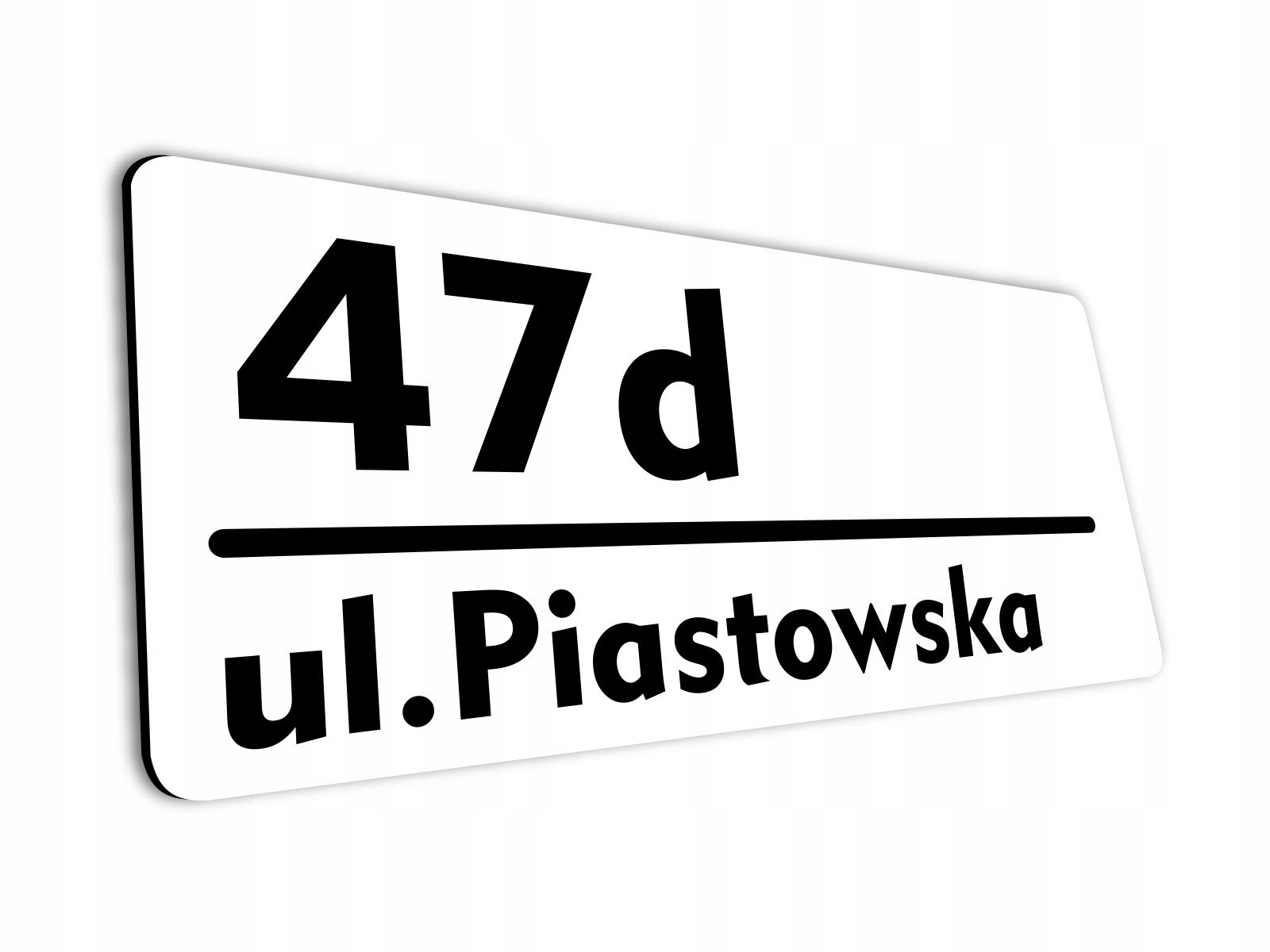 

Numer na dom Tabliczka adresowa Aluminium 45x20cm