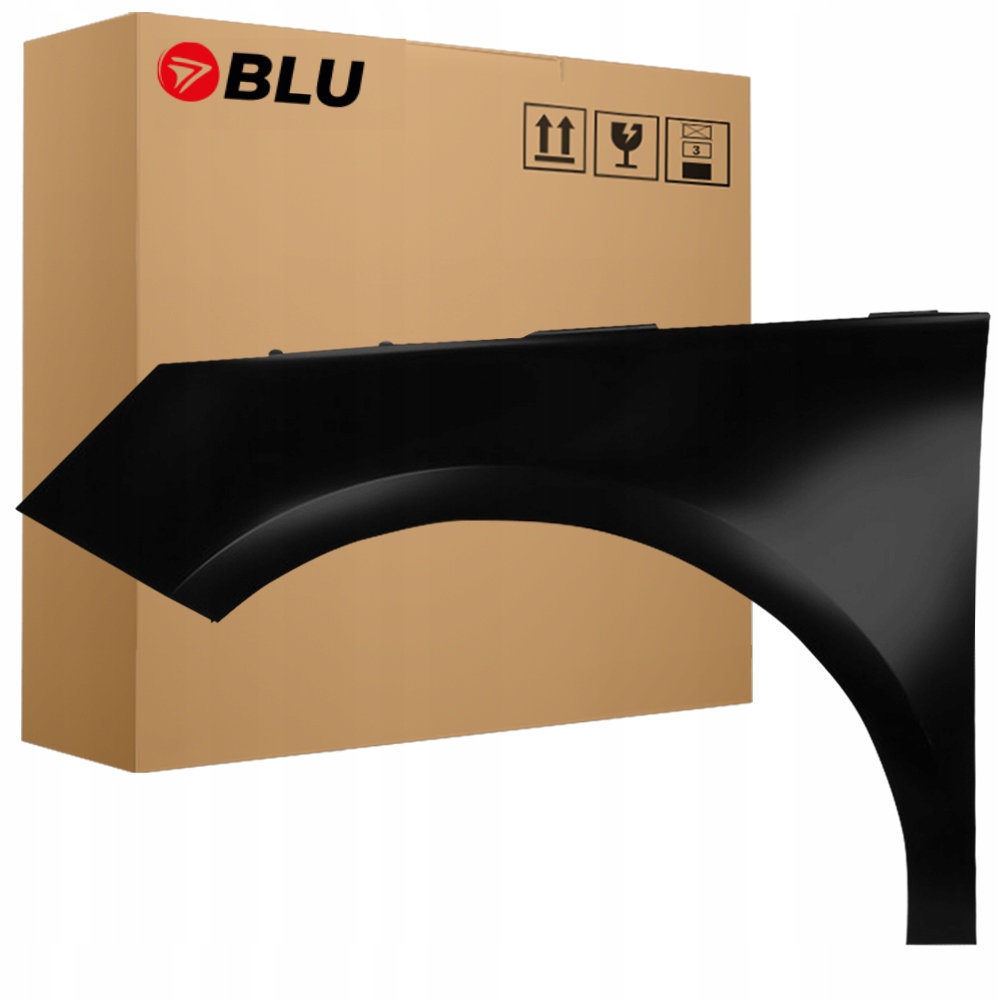 Blu Blatník Audi A1 8X LY9B levý černý 10-18 přední