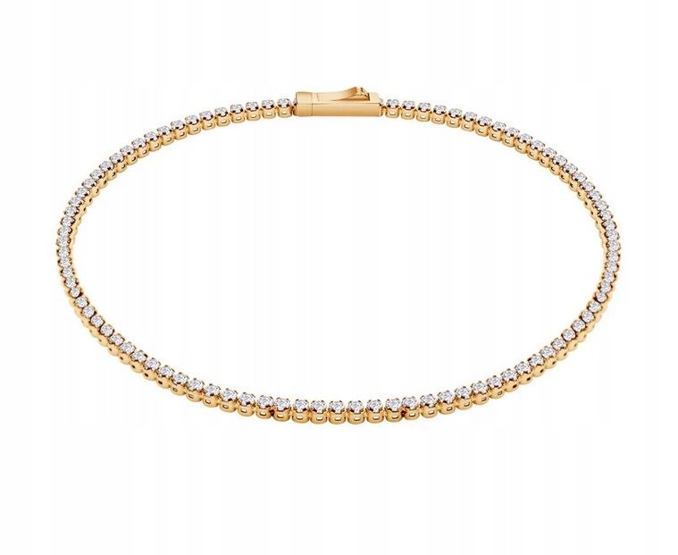Złota Bransoletka z Cyrkoniami BZ19783 Verona Jewellery