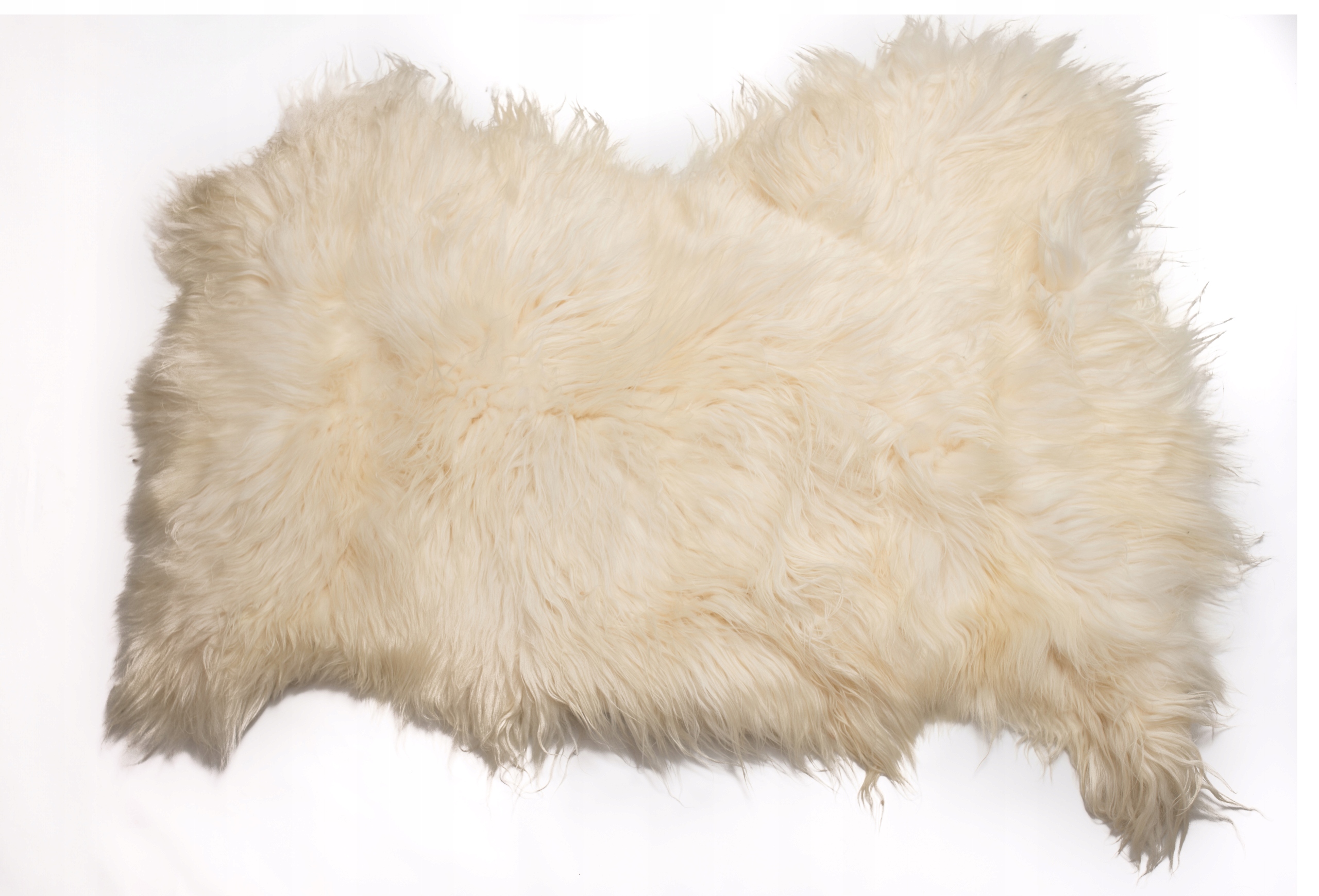 Eko Kožušina Prírodný ovčí koberec Dlhá hustá vlna