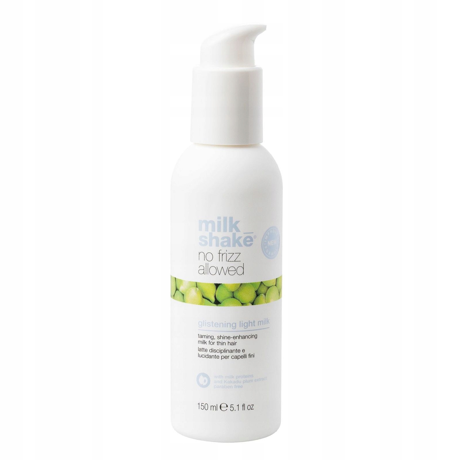 Milk Shake No Frizz Allowed Glistening Light Milk 150 ML Lesk pro vlasy proti krepatění 150 ml