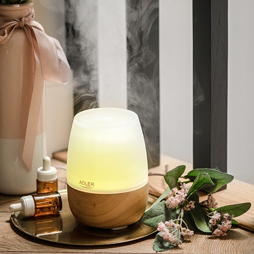 Ultradźwiękowy Dyfuzor Zapachowy 3w1 AD 7967 Aromaterapia Nawilżanie