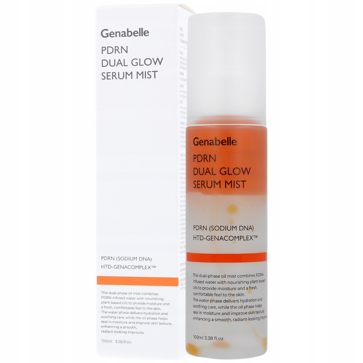 Genabelle Pdrn Dual Glow Serum Mist, 100 ml vyživující pleťová mlha