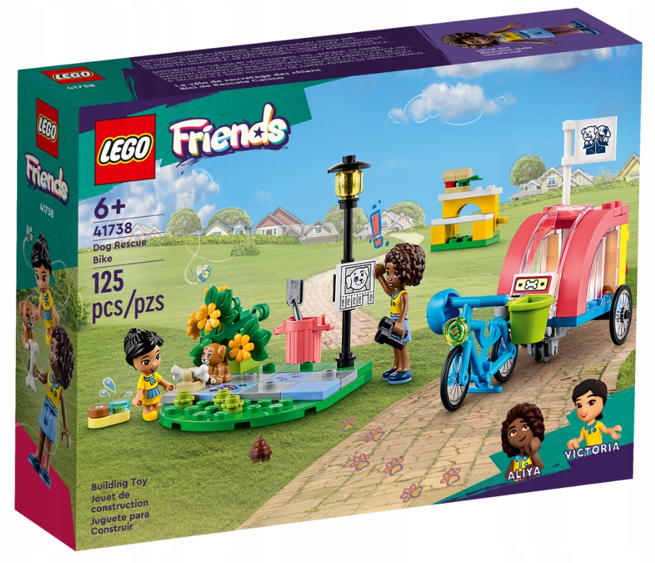 LEGO FRIENDS ROWER DO RATOWANIA PSÓW PRZYCZEPKA Certyfikaty, opinie, atesty CE EN 71