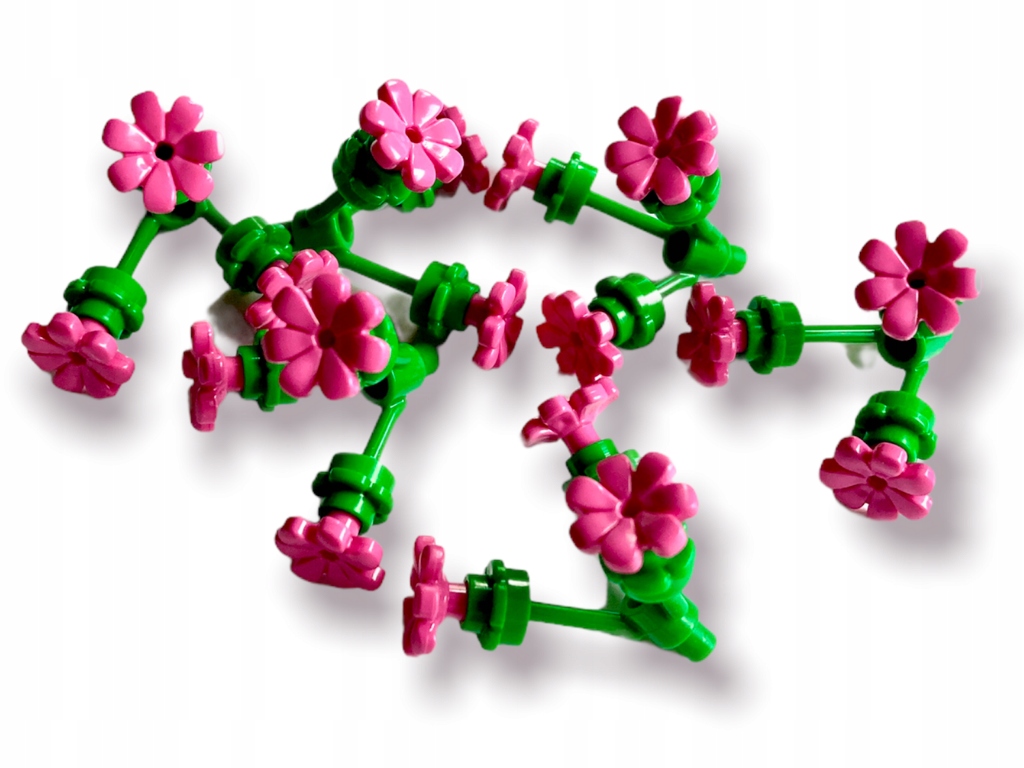 

Lego Kwiat Roślina 24855+32606+24866 10szt Liść