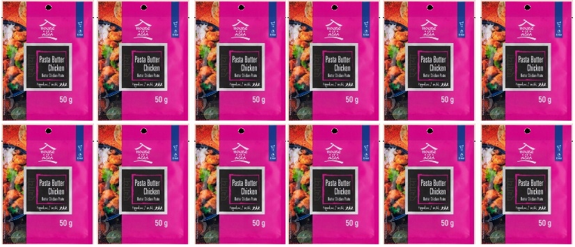 12x 50g House Of Asia pasta butter chicken Karton