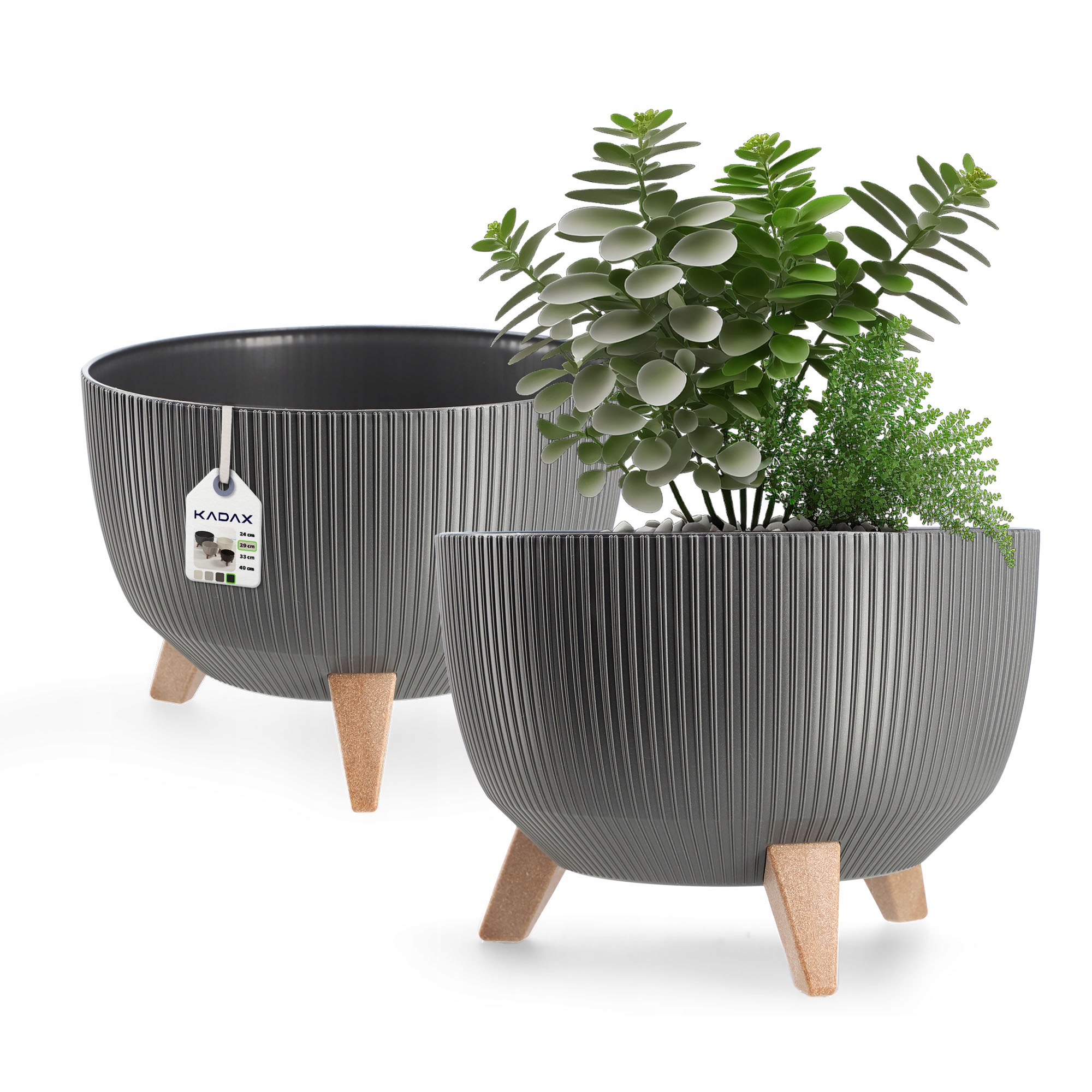 

Kadax Doniczka Donica 29cm Wkład Osłonka Misa