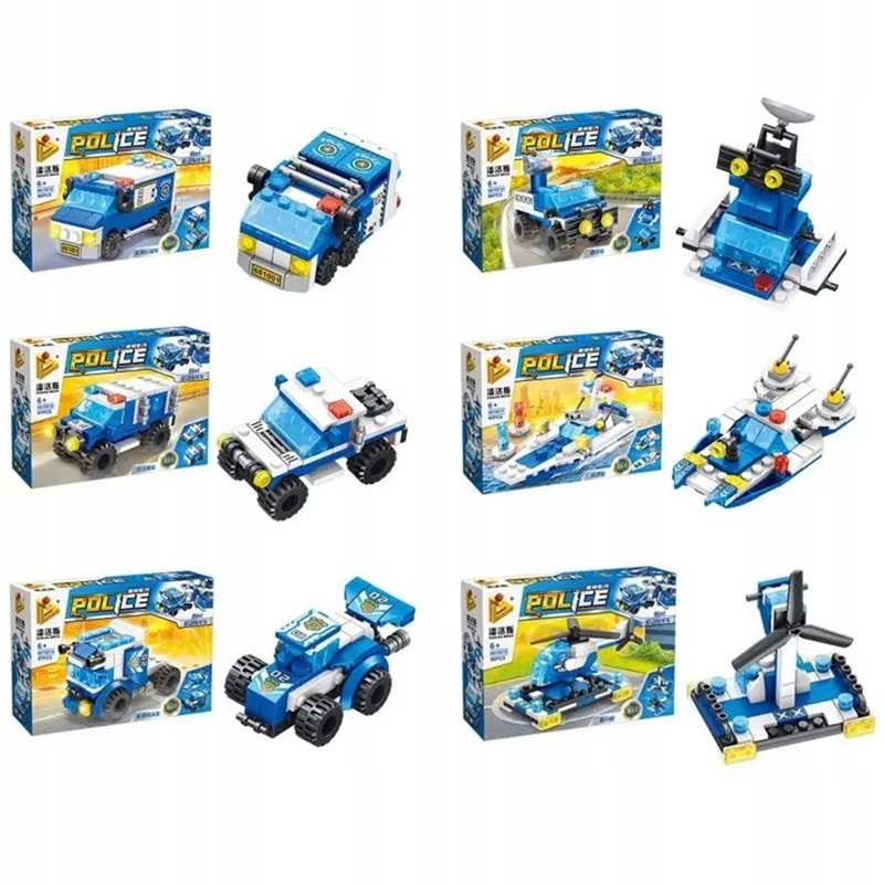 Klocki "policja MIX"