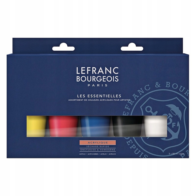 Profesionální akryláty Lefranc & Bourgeois, 5 x 80 ml